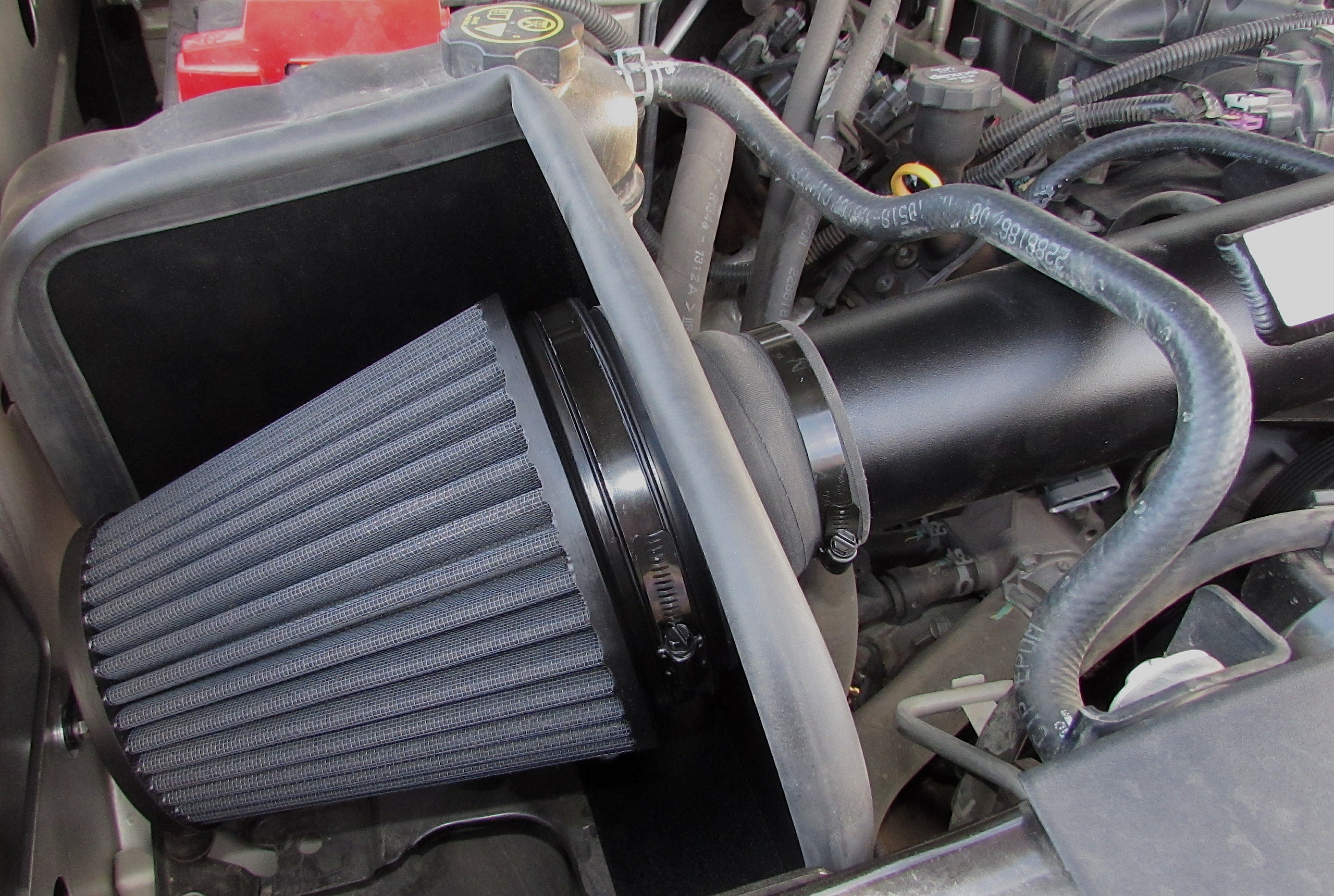 Cold air intakes can drastically reduce the inlet air temperature for your engine and boost horsepower.