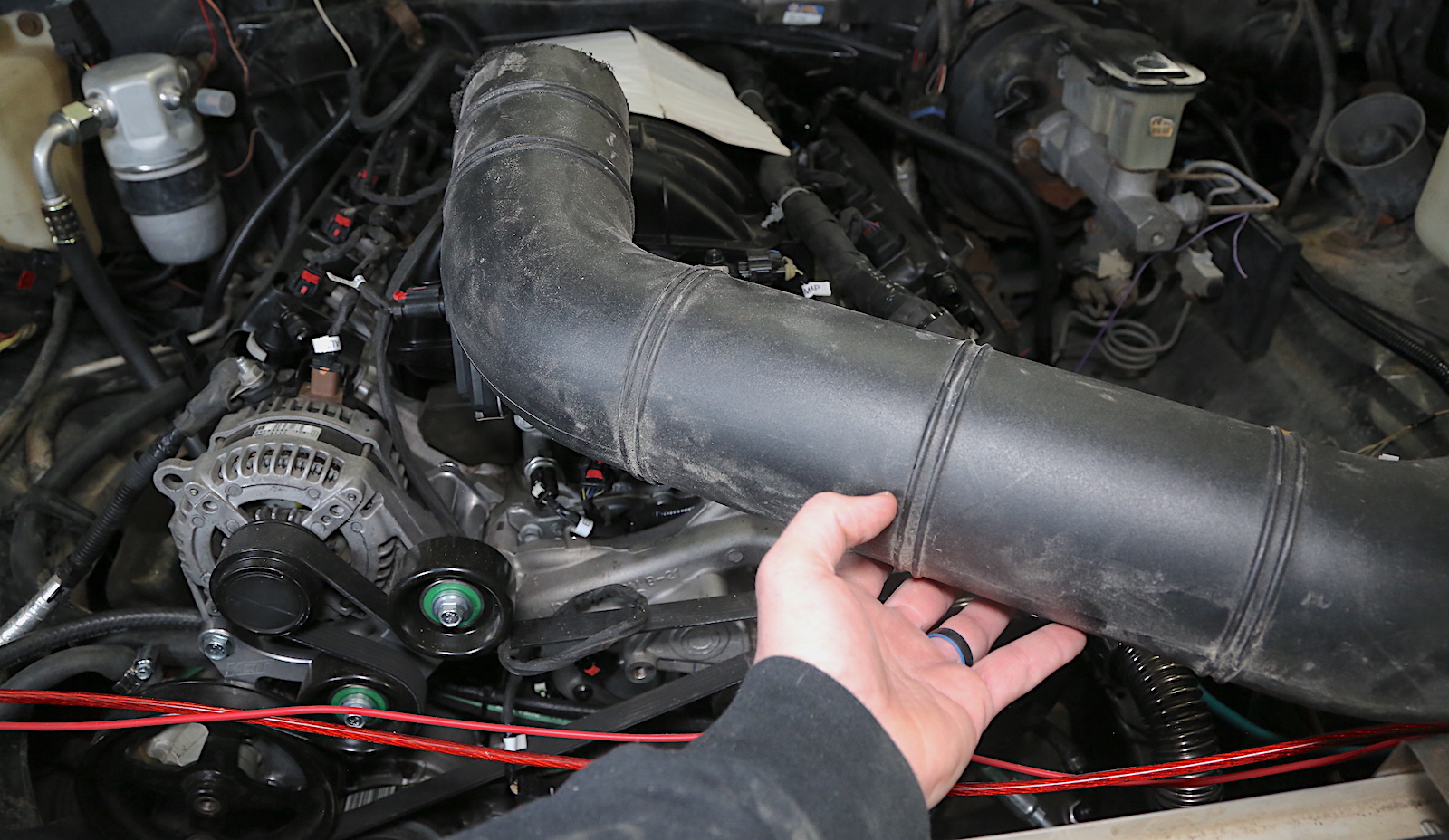 Experiment with the tubing placement