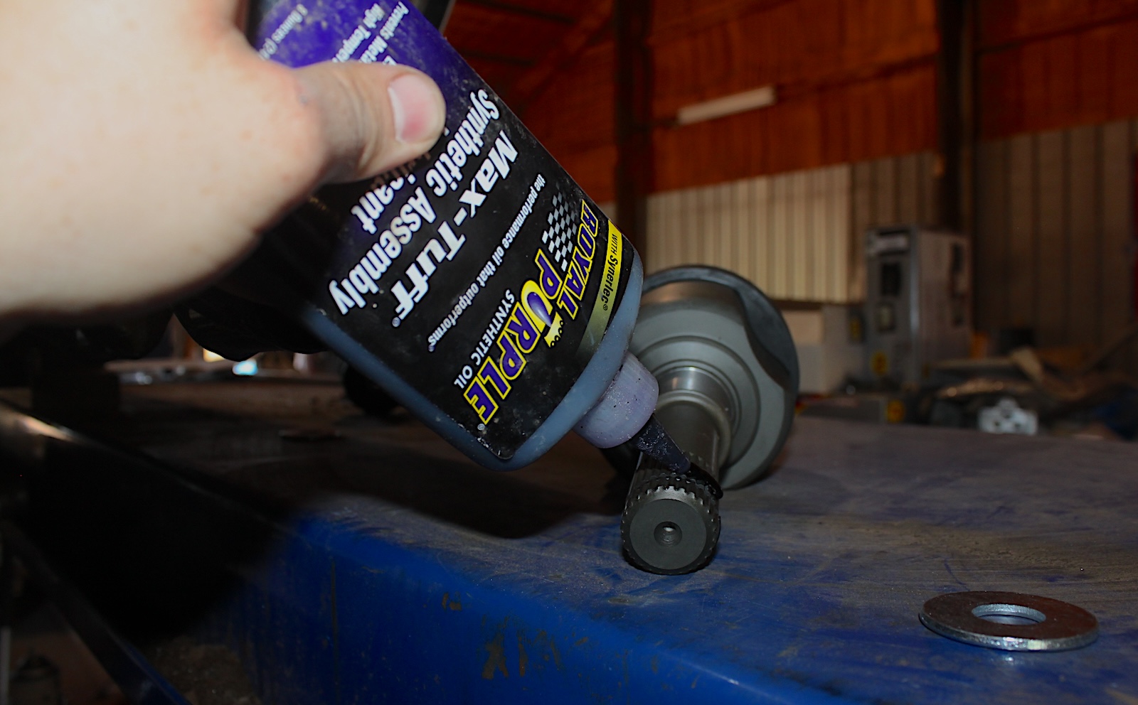 Use a little assembly lube or light oil on the splines when installing.