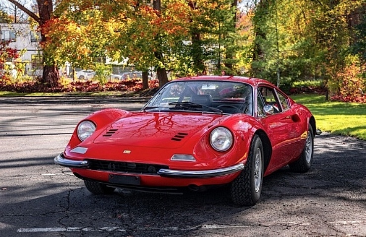 1970 Ferrari Dino 246 GT - left front profile - featured