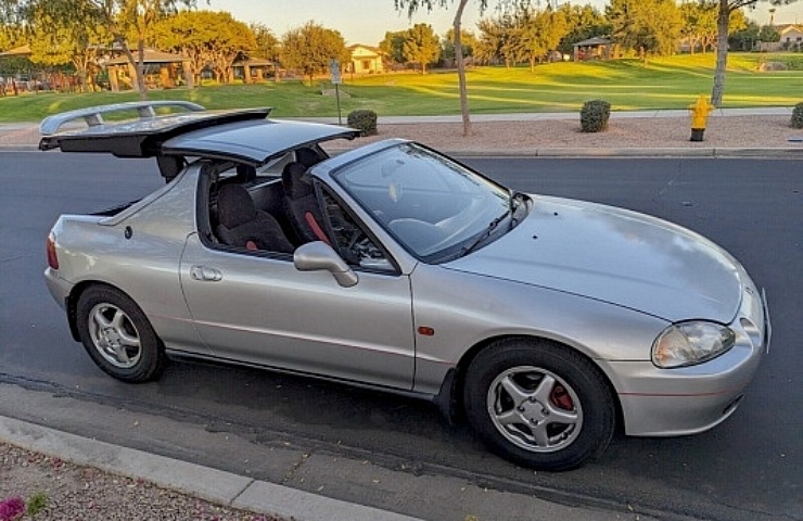 1992 Honda Del Sol TransTop - open - right side high - featured