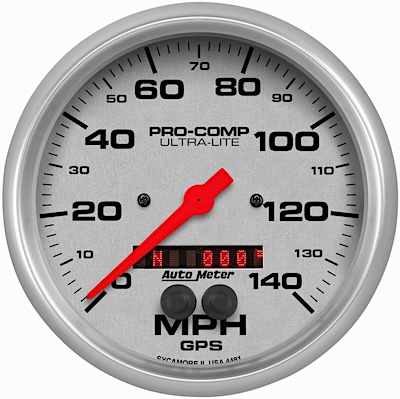 AutoMeter Pro-Comp Ultra-Lite GPS speedo