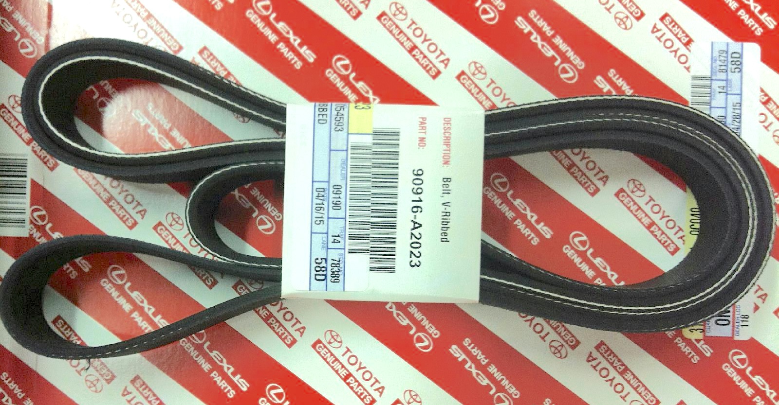 OEM Toyota Tundra alternator belt
