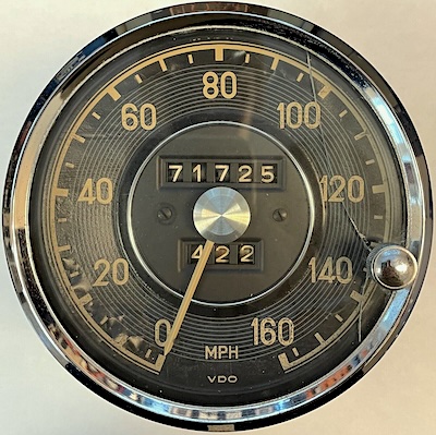 Vintage OEM VDO Mercedes-Benz Gullwing speedometer
