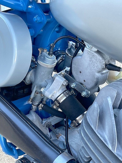1963 Greeves Star-Maker ME24 - right carburetor
