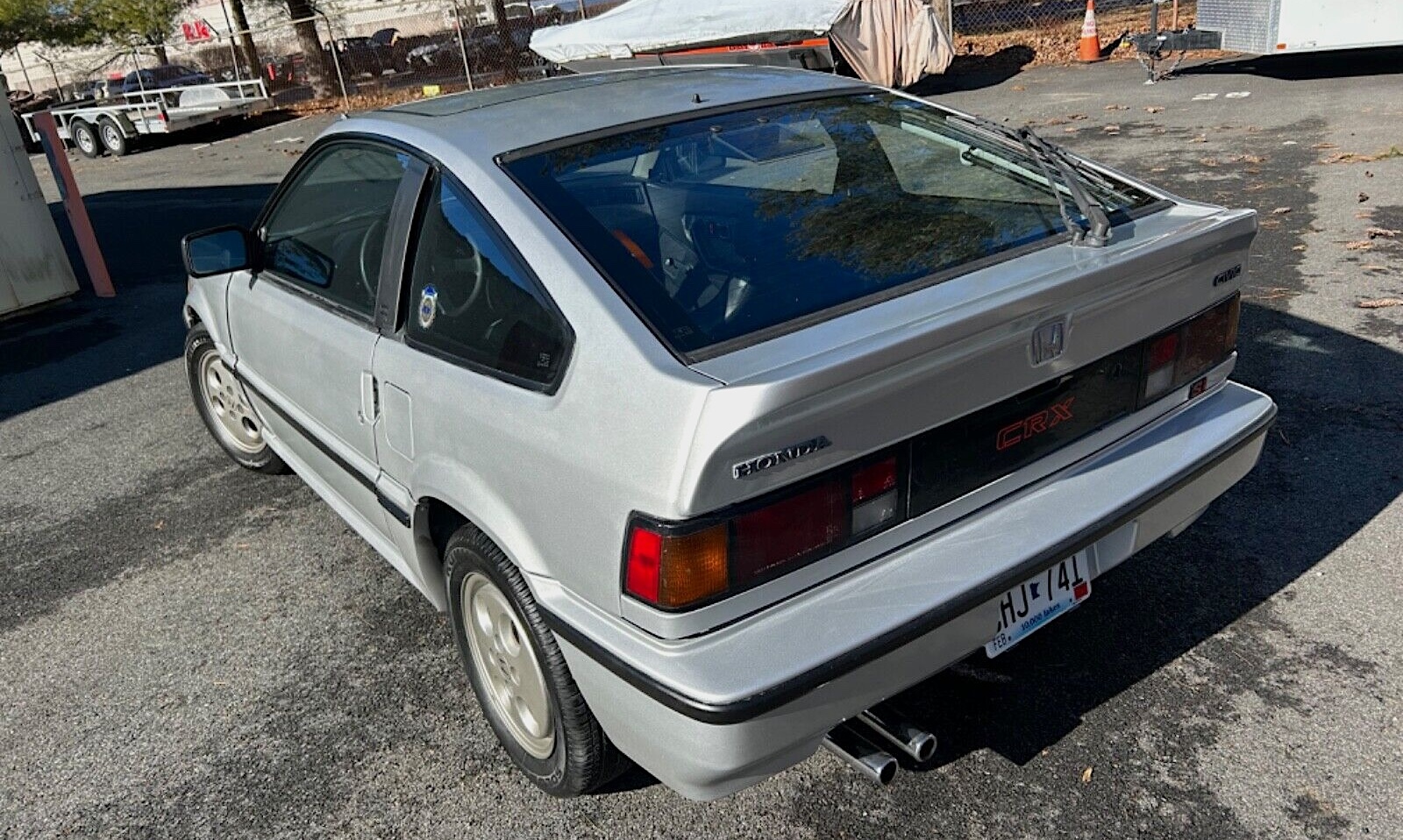 1987 Honda CRX Si - left rear profile