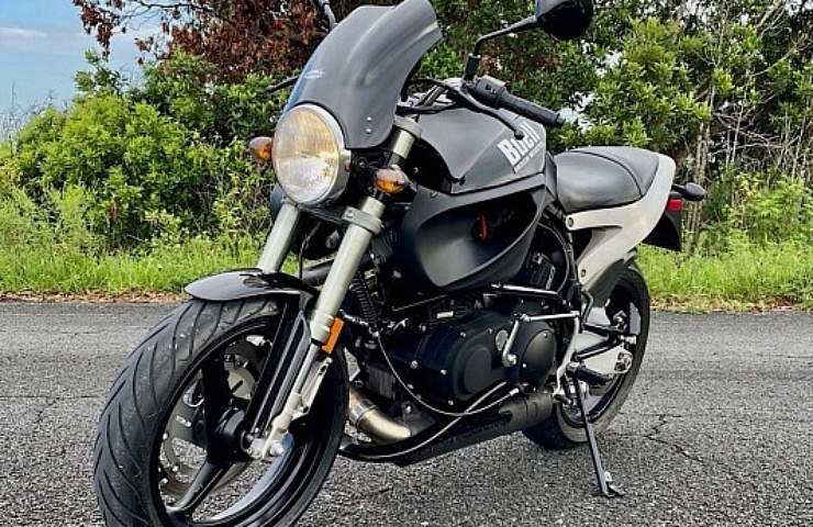 2000 Buell Lightning - left front profile - featured