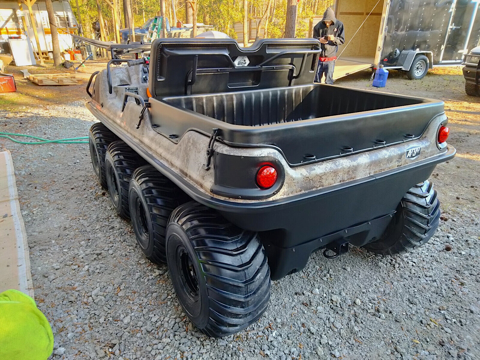2022 Argo 700 Frontier 8x8 Hunt Master - left rear profile