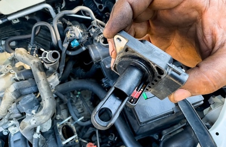 The manifold absolute pressure sensor (MAP) works with intake air pressure to define proper air and fuel ratio.