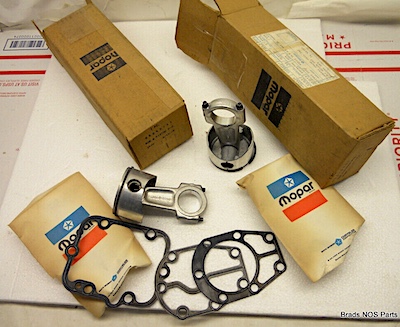 New old stock (NOS) 1966-1978 Plymouth/ Dodge/Chrysler RV2 AC compressor pistons setup kit