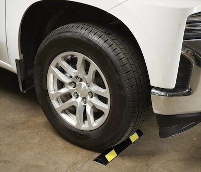 Parking blocks take the guess work out of garage parking
