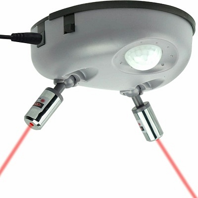 Ceiling-mounted laser guides