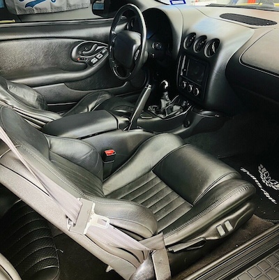 2002 Pontiac Firebird Trans Am WS6 interior - passenger side view