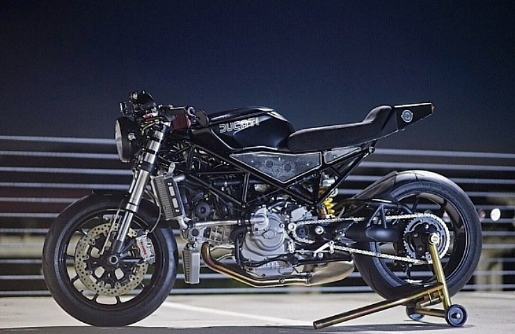 Ducati cafe racer - left side - featured