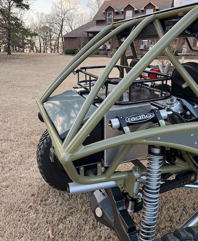 Wide Open Design tube frame buggy - right rear suspension