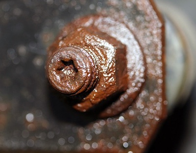 Rusted bolt