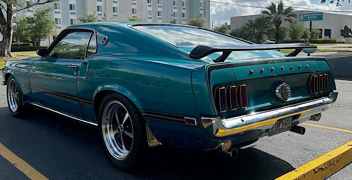 1969 Ford Mustang Mach 1 - left rear profile