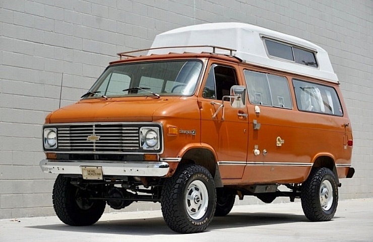 1973 Chevrolet Camper Van - left front profile - featured