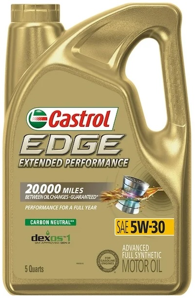 Castrol Edge Extended Performance synthetic motor oil