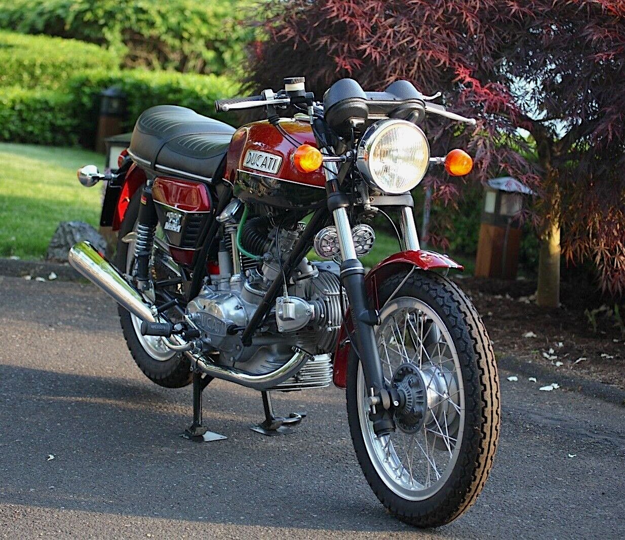 No Reserve: Modified 1974 Ducati 750GT for sale on BaT