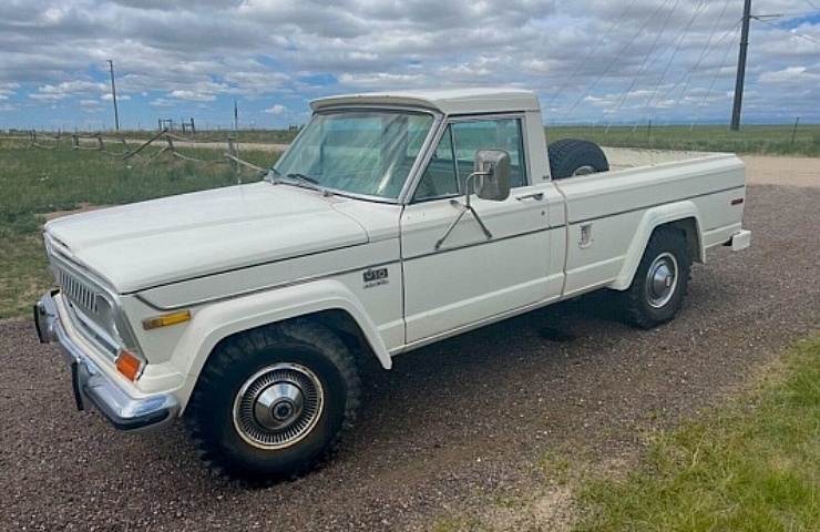 1978 Jeep J10 pickup - left front profile - featured