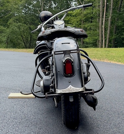 1947 Harley-Davidson F - rear fender