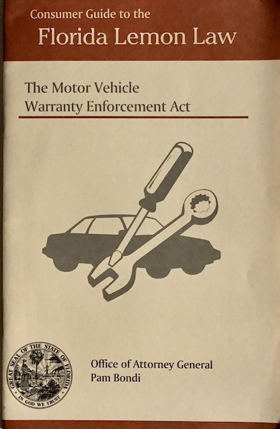 Florida Lemon Law Consumer Guide