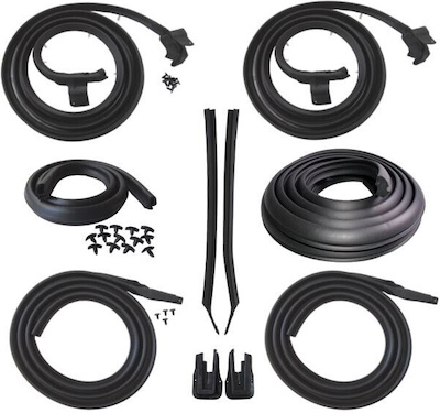 1965-1966 GM full-size Steele Rubber Products weather stripping kit
