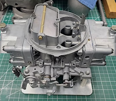 Rebuilt four-barrel carburetor