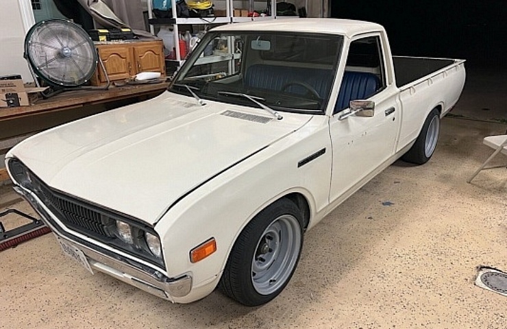 1977 Datsun 620 - left front profile - featured