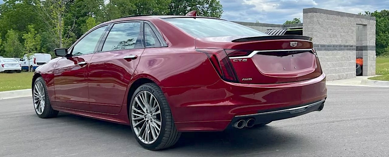 2019 Cadillac CT6-V - left rear profile