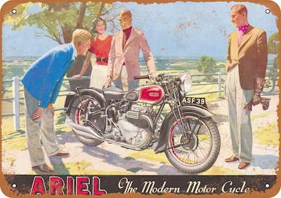 The Oddball 39 Ariel Square Four Motorcycle eBay Motors Blog