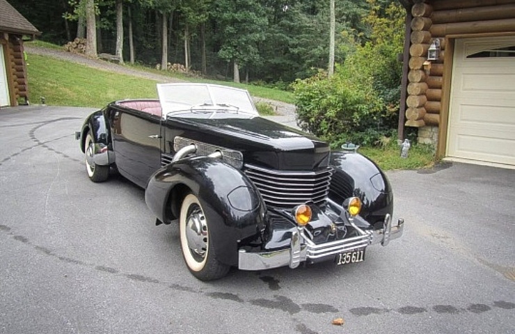 1937 Cord 812 Phaeton - right front profile - featured