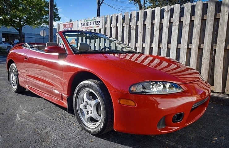 1999 Mitsubishi Eclipse GS Convertible - right front profile - featured