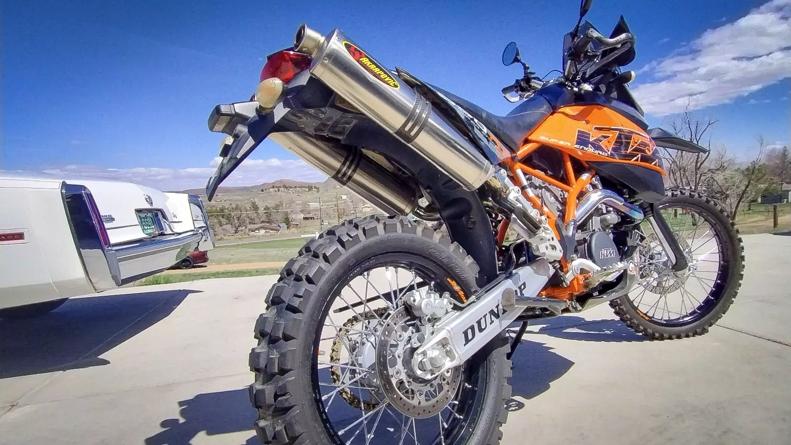 2007 KTM Super Enduro 950R - right rear profile