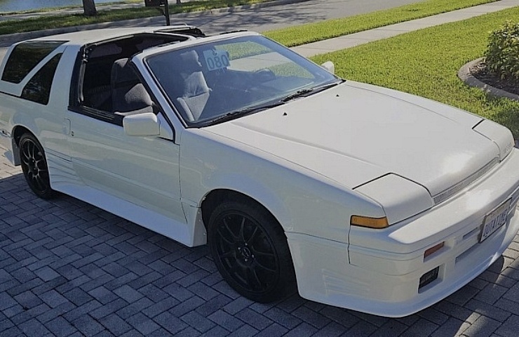 1987 Nissan Pulsar NX SE SportBak - right front profile