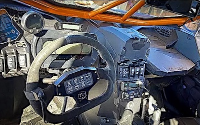 2021 Can-Am Maverick 3 Max - steering wheel, dashboard