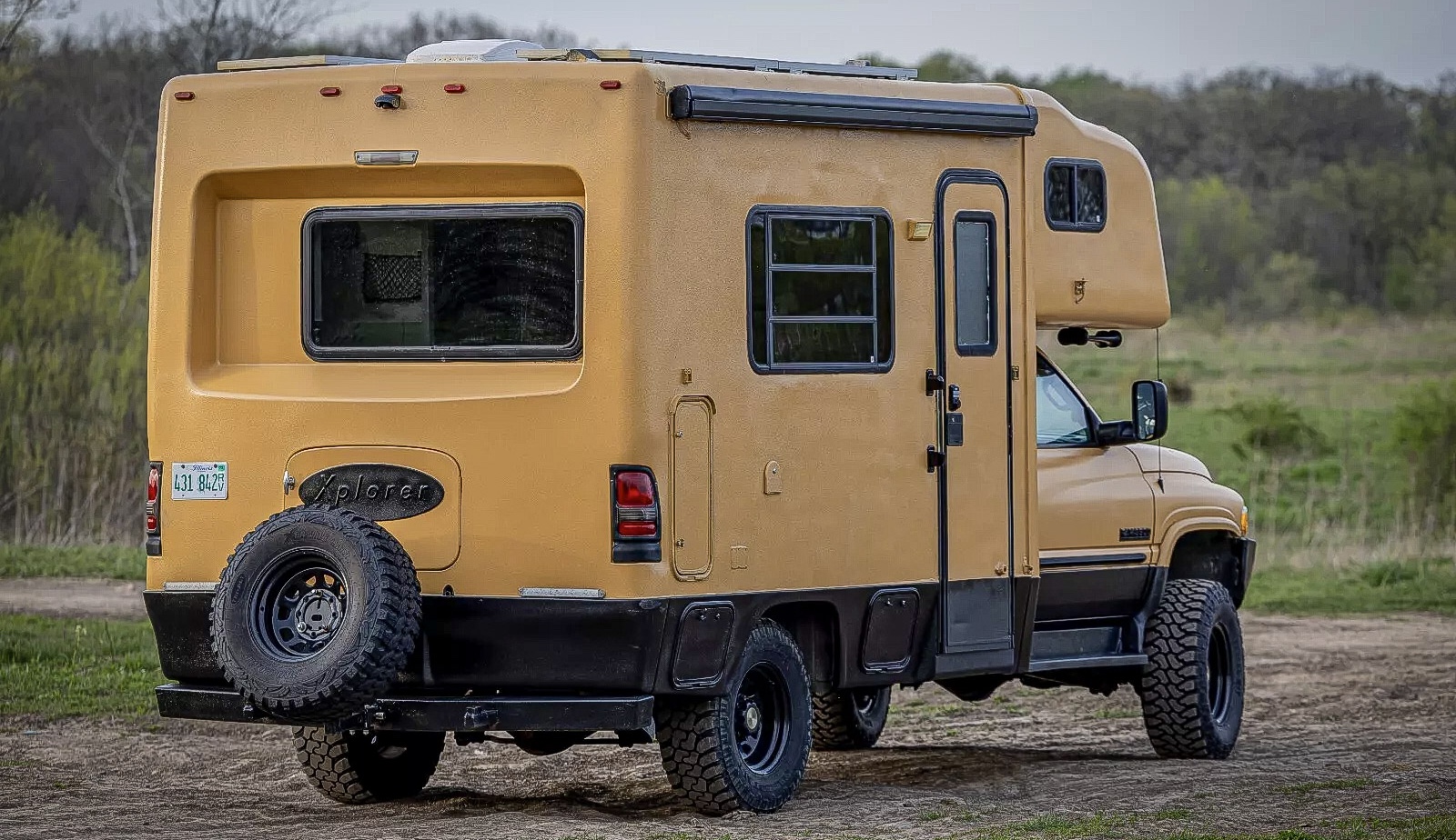 Ram 3500 4x4 Overland - right - rear profile