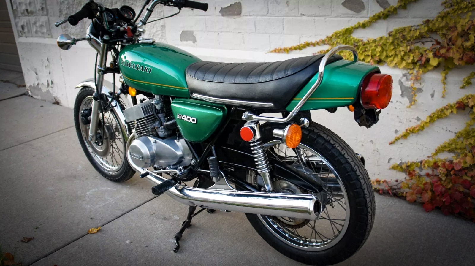 Almost Brand New 1977 Kawasaki KH400 eBay Motors Blog