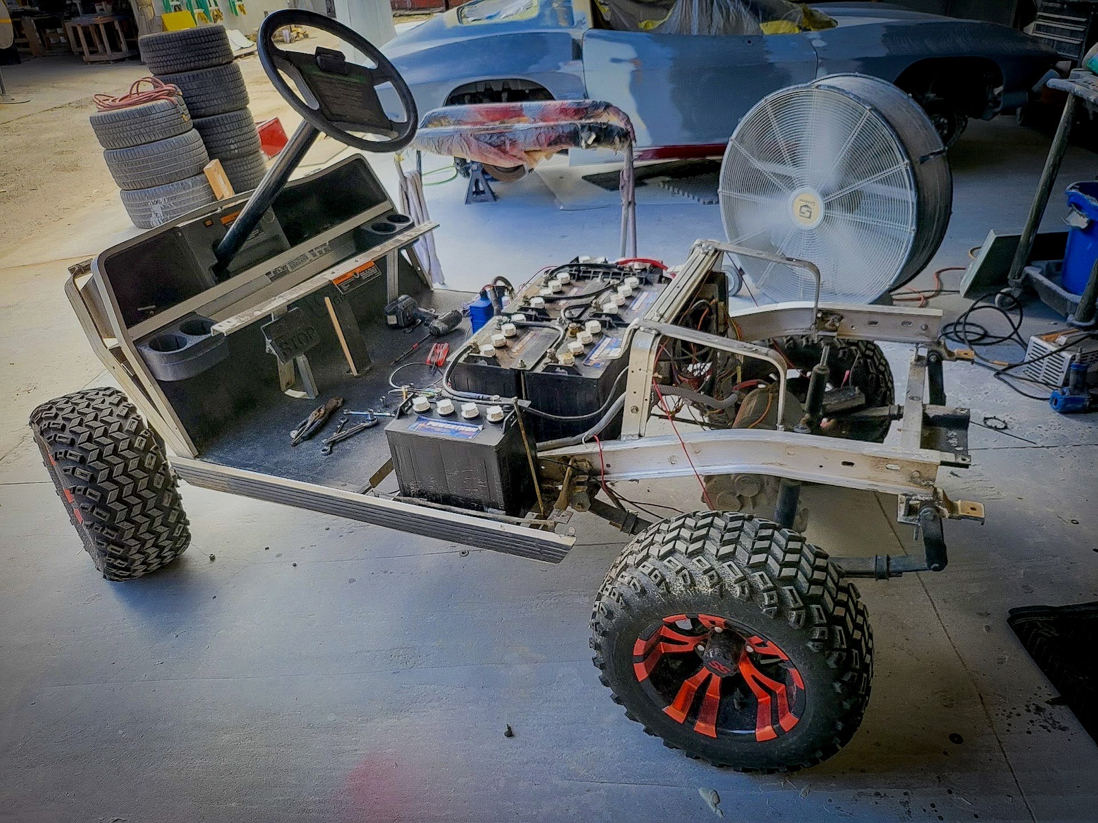 Bronco Club Car DS golf cart - sans body