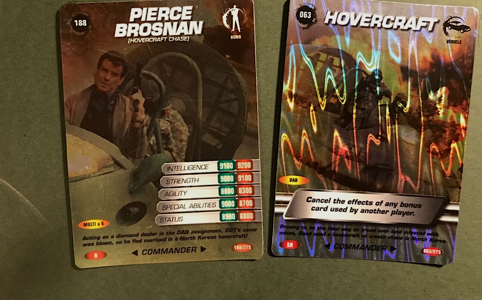 Die Another Day - Hovercraft Chase card