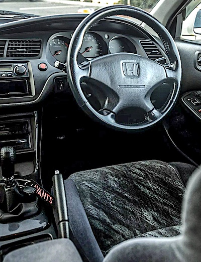 RHD Torneo SIR-T steering wheel, shifter, driver's seat