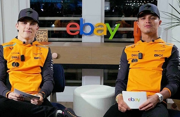 McLaren Formula 1 Team drivers Oscar Piastri and Lando Norris