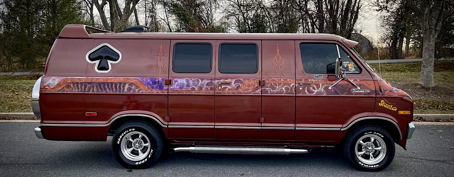 1977 Custom Dodge Ram Street Van - right side