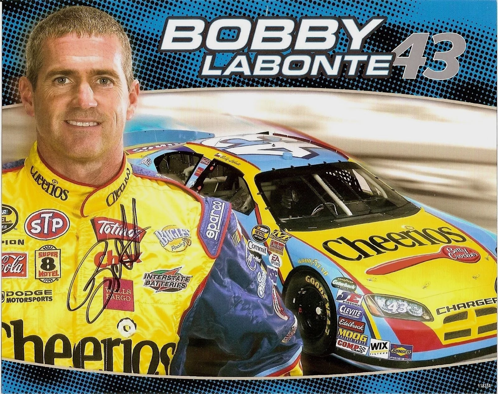 Bobby Labonte Cheerios 43 hero card