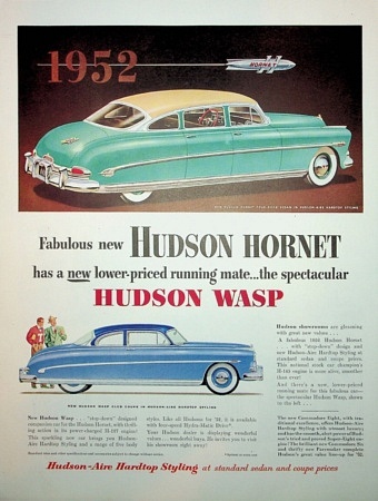 1952 Hudson Hornet/ Wasp advertisement