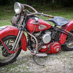 Ever Seen a Rear Crash Guard on a 1941 Harley?