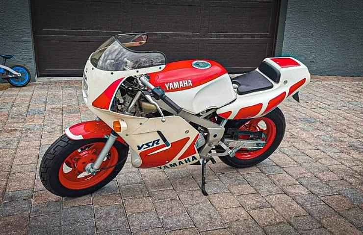 1986 Yamaha YSR80 - left side