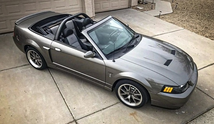 2003 Mustang Cobra SVT - right side, top down from above