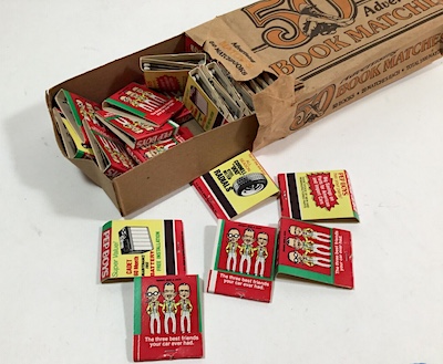 Vintage Pep Boys matches